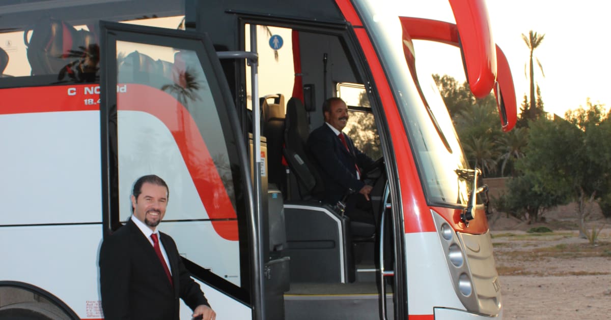 flotte autocars moderne Maroc